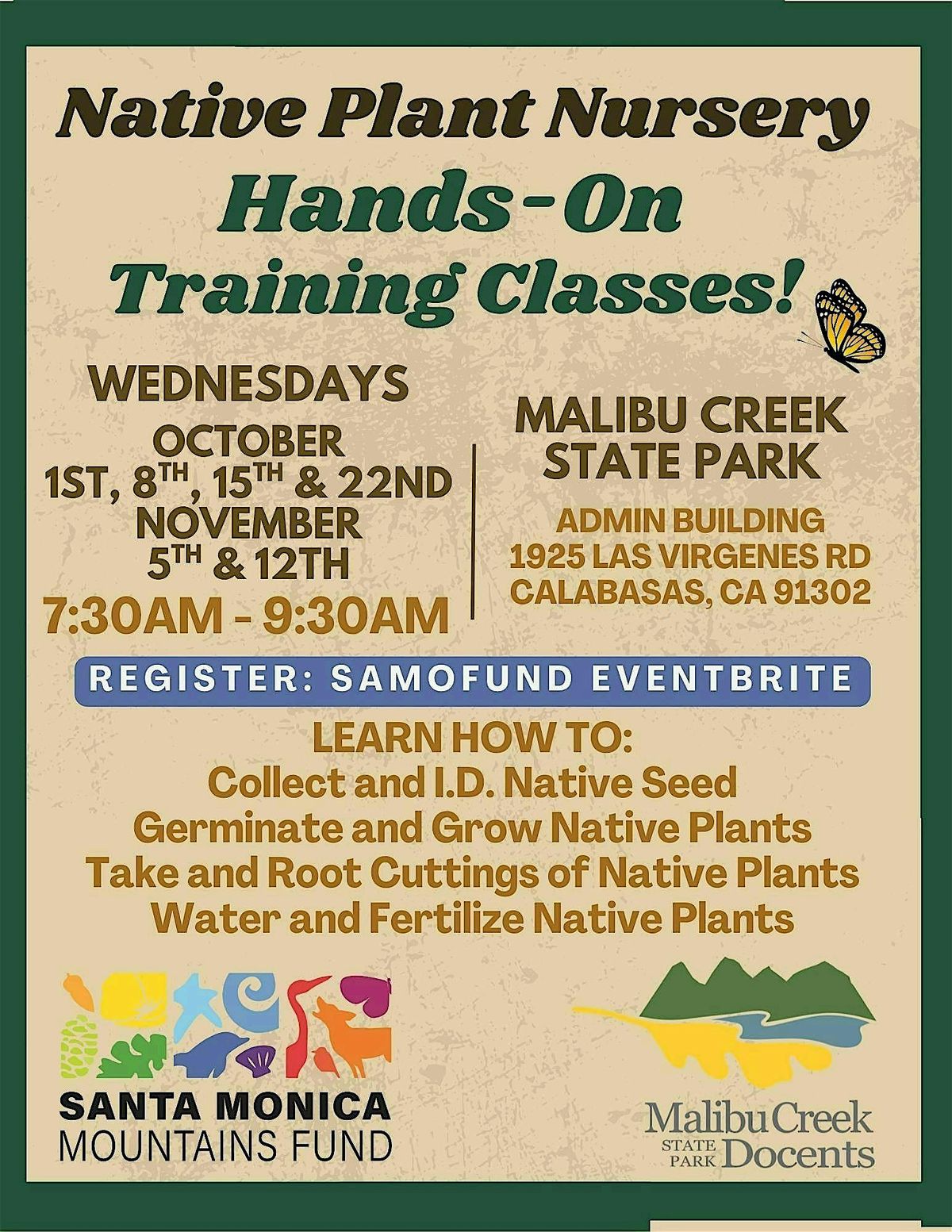 Native Plant Workshop!  Intro to Growing and Running a Native Plant Nursery | Event in Calabasas | AllEvents