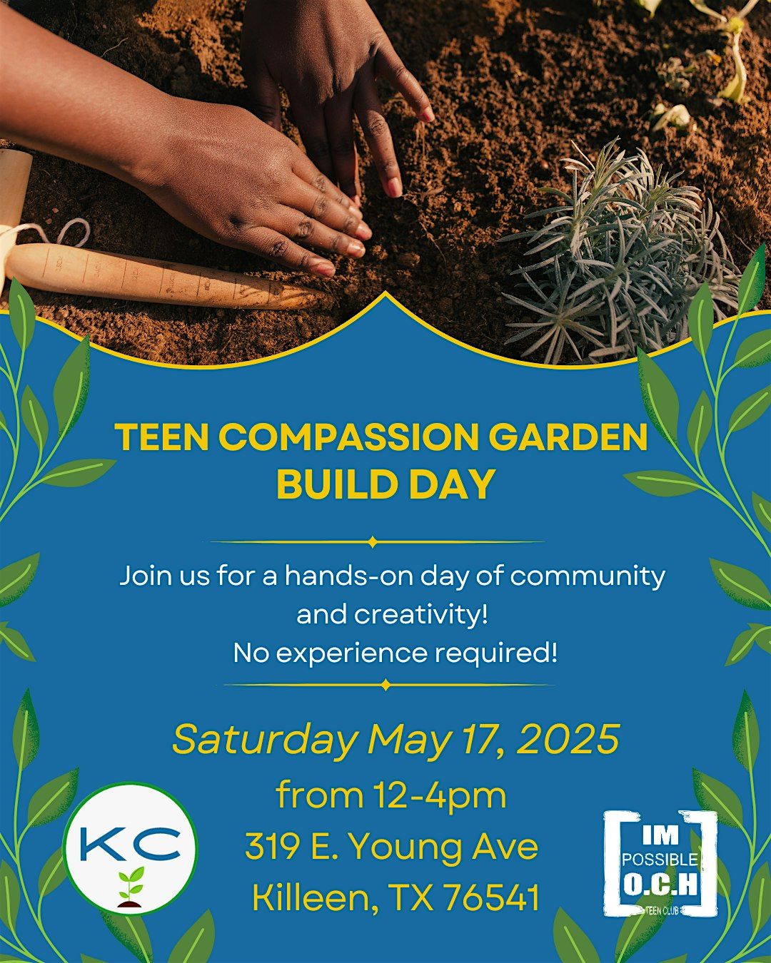 Teen Compassion Garden Build Day, 17 May | Event in Killeen | AllEvents