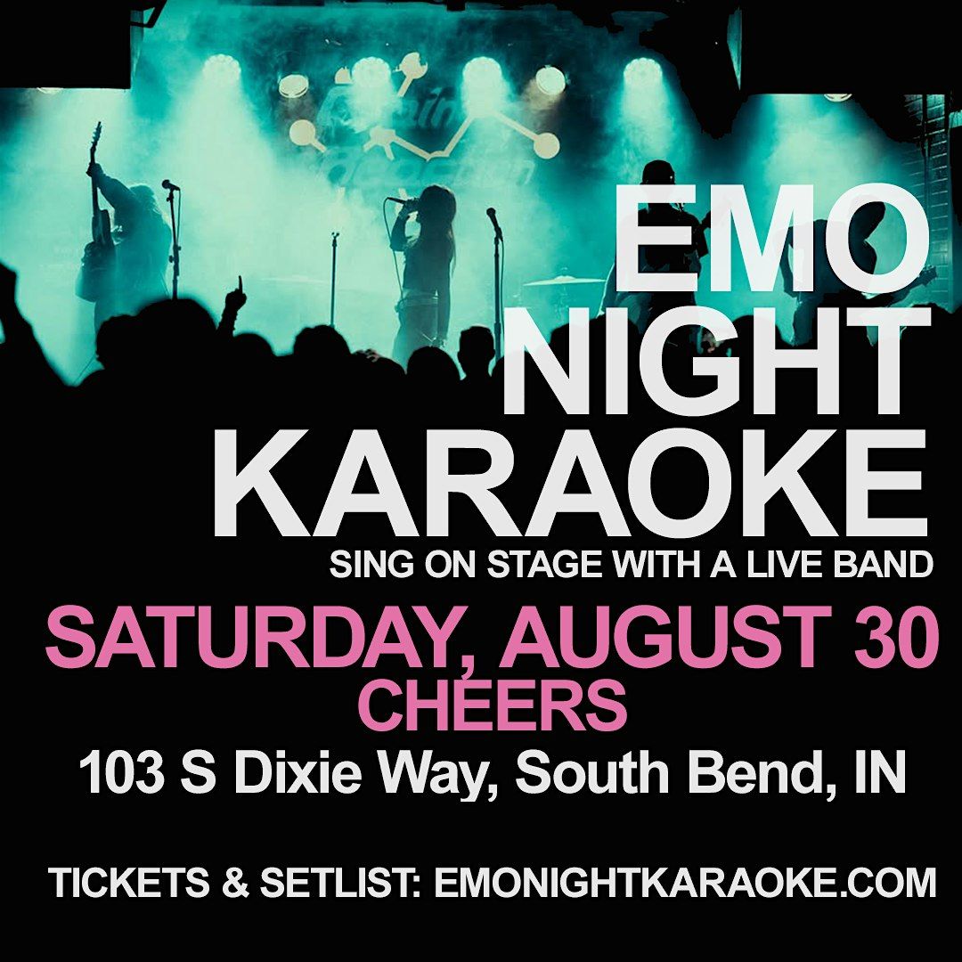 Emo Night Karaoke  @ Cheers Pub South Bend, 30 August | Event in South Bend | AllEvents