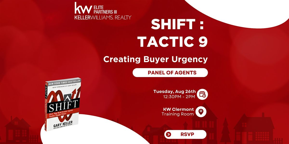 ((KW CLERMONT)) Shift : Tactic 9 - Panel, 26 August | Event in Clermont | AllEvents