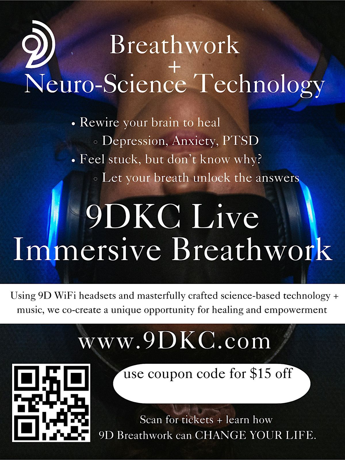 9DKC Live Immersive Breathwork Experience, 8 November | Event in Overland Park | AllEvents