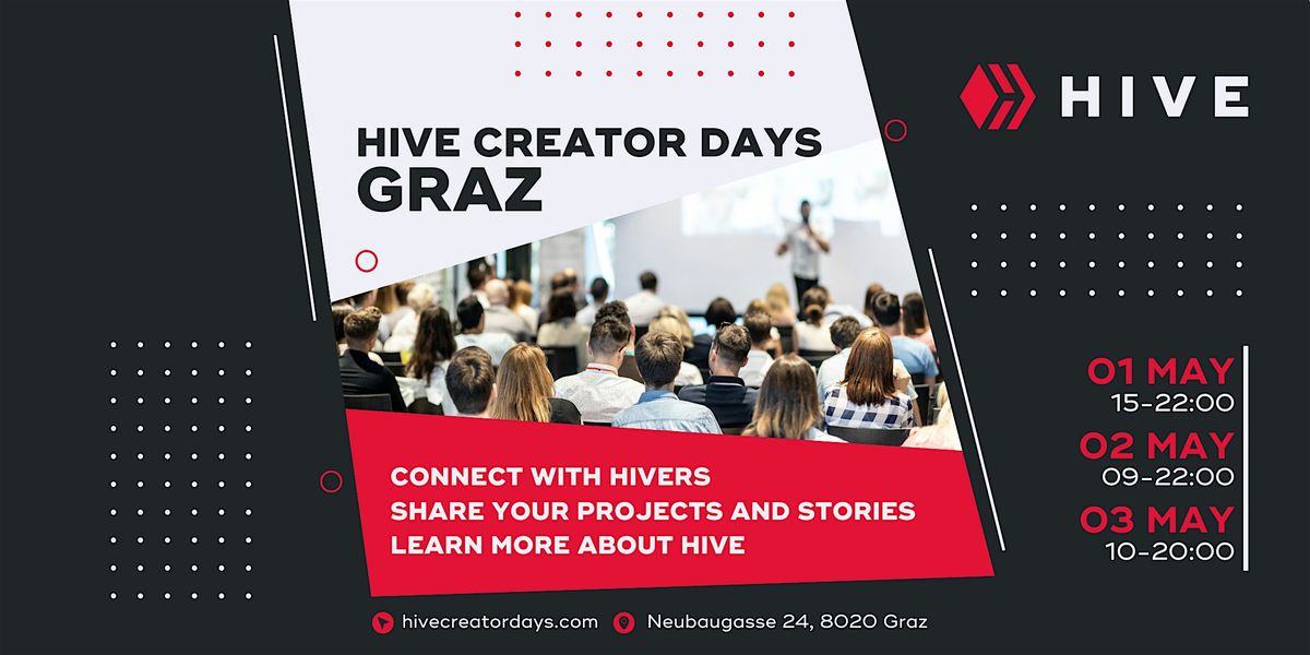 Hive Creator Days Graz - powered by Hive.io | Event in Graz | AllEvents
