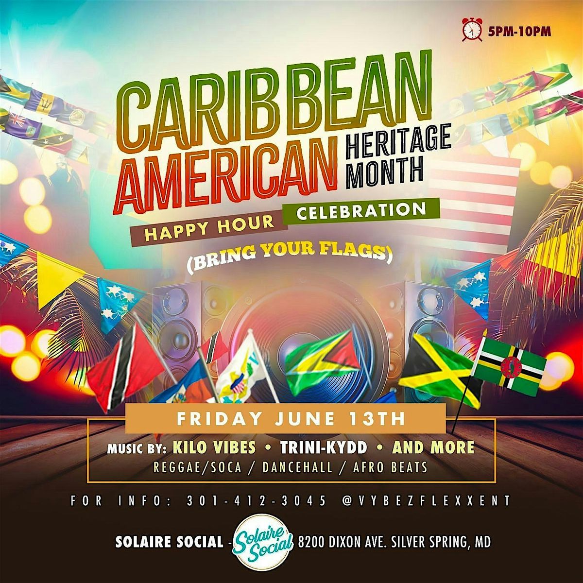 CARIBBEAN AMERICAN HERITAGE MONTH CELEBRATION HAPPY HOUR, 13 June | Event in Silver Spring | AllEvents