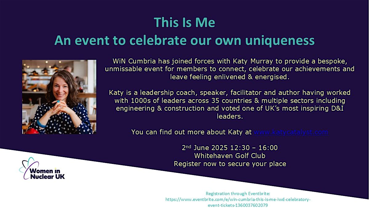 This Is Me - IWD Celebratory Event, 2 June | Event in Whitehaven | AllEvents