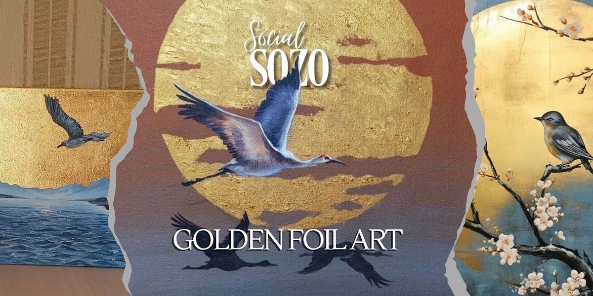 Gold Foil Art By Social Sozo, 18 May | Event in New Delhi | AllEvents