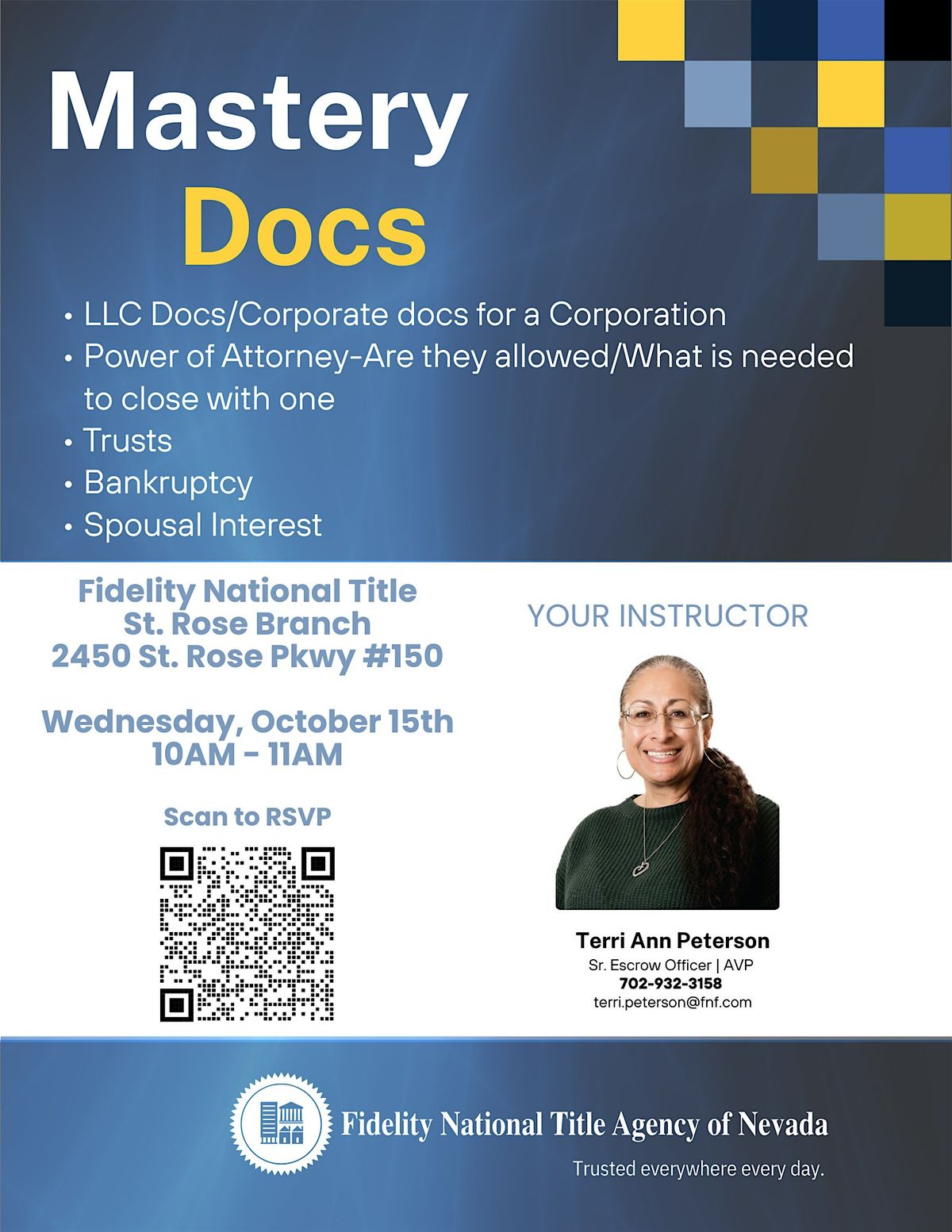 Mastery Docs, 15 October | Event in Henderson | AllEvents