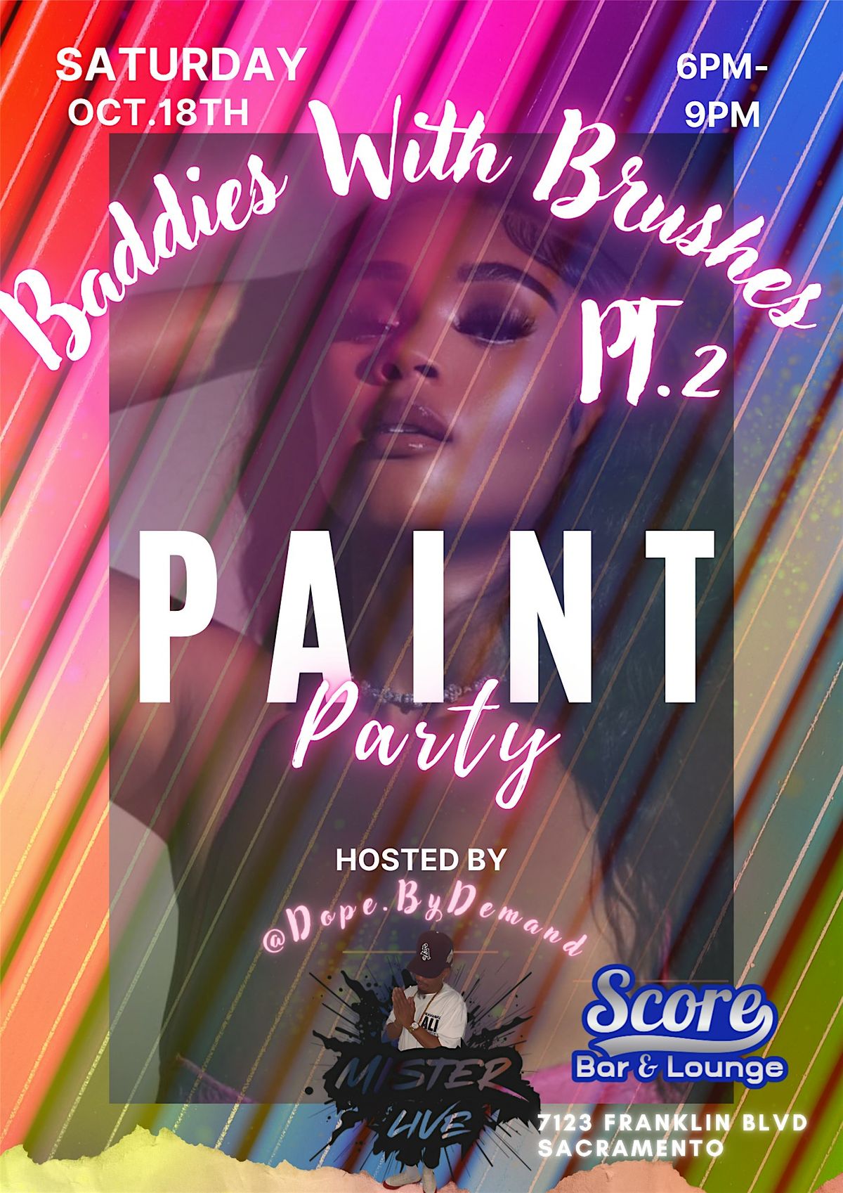 Baddies With Brushes Pt.2, 18 October | Event in Sacramento | AllEvents