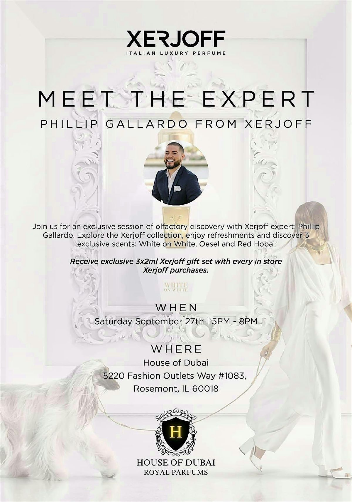 XERJOFF   Hidden Gems Trunk Show ~ MEET & GREET, 27 September | Event in Rosemont | AllEvents