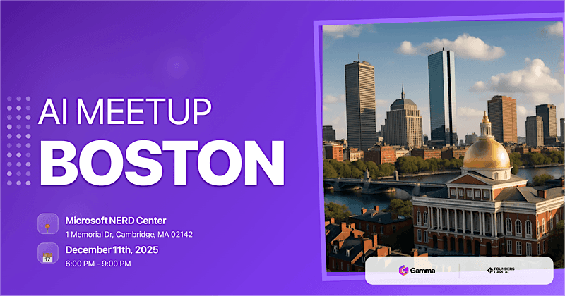 Mindstone Boston December AI Meetup, 11 December | Event in Boston | AllEvents