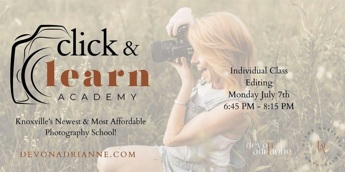 Editing Class, 7 July | Event in Knoxville | AllEvents