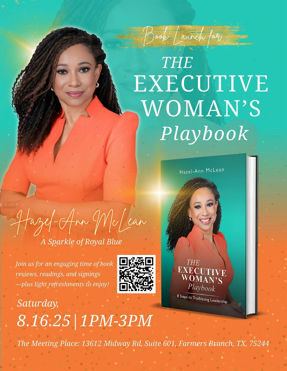 Book Launch: The Executive Woman’s Playbook, 16 August | Event in Farmers Branch | AllEvents