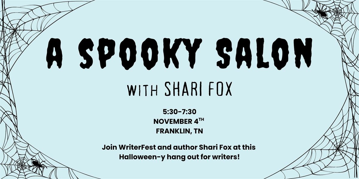 A Spooky Salon with Shari Fox, 23 October | Event in Franklin | AllEvents