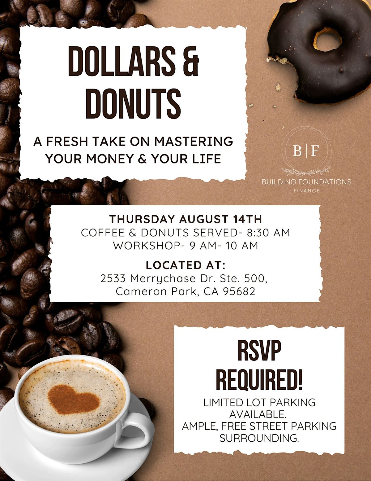 Dollars & Donuts, 14 August | Event in Cameron Park | AllEvents