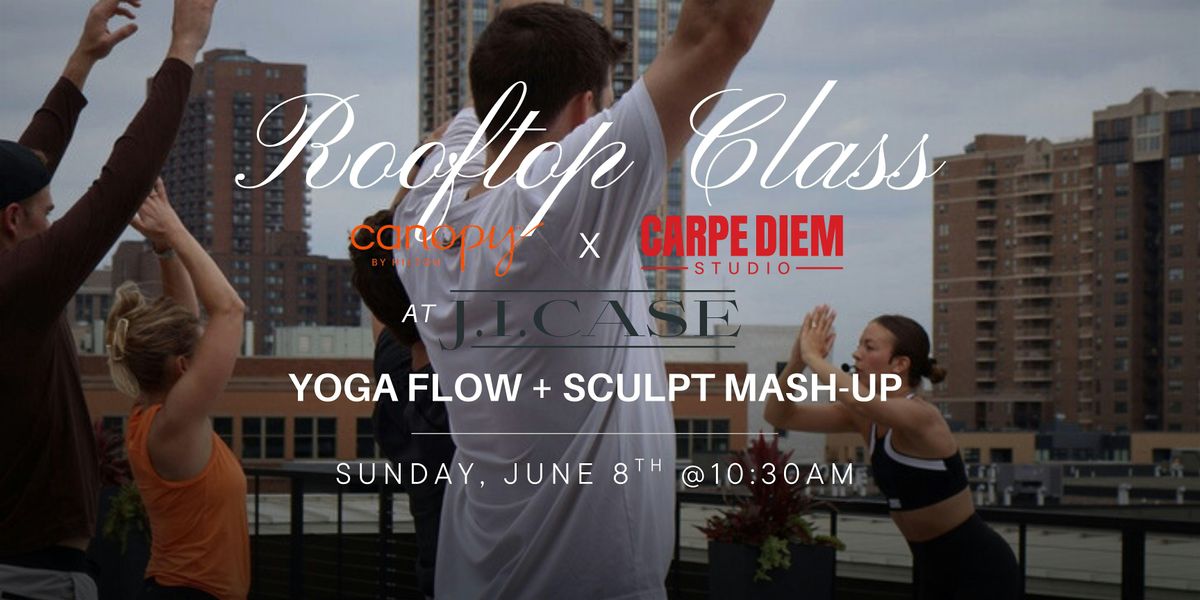 Rooftop Yoga & Fitness Class at J.I. Case with Hilton Canopy X Carpe Diem, 10 August | Event in Minneapolis
