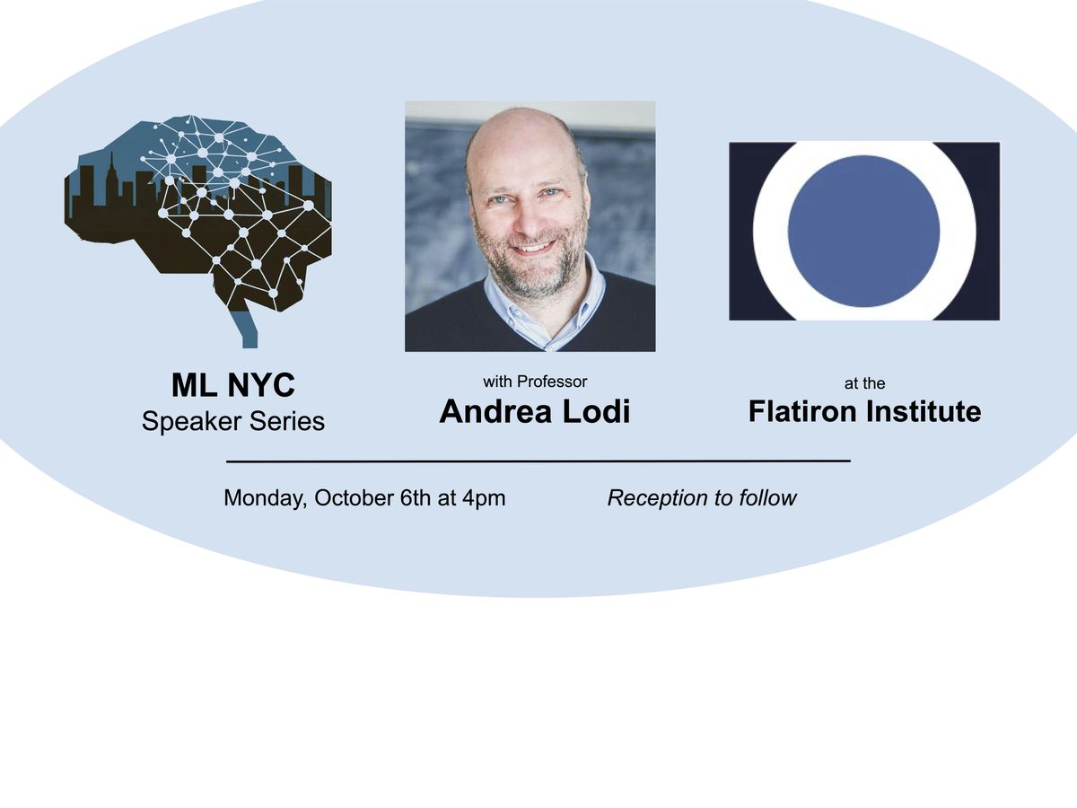 ML-NYC Speaker Series and Happy Hour:  Andrea Lodi | Event in New York | AllEvents