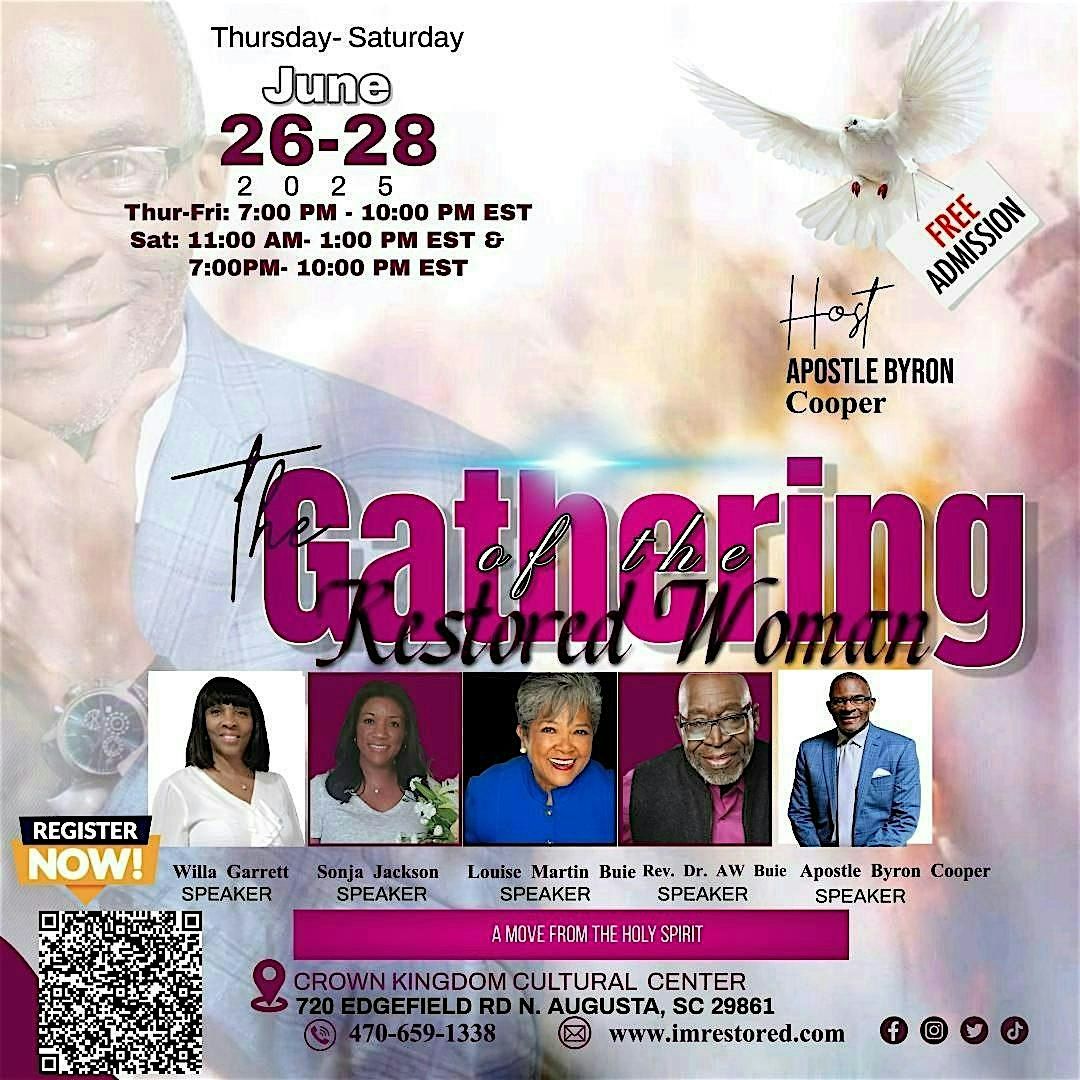 The Gathering of the Restored Woman, 26 June | Event in North Augusta | AllEvents