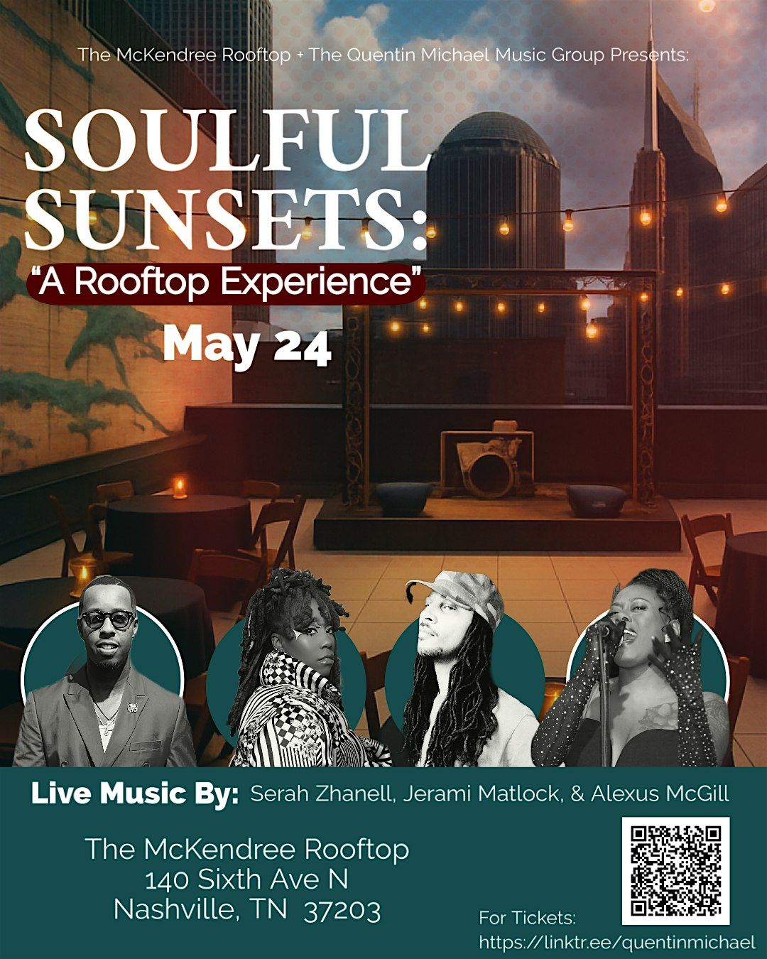 Soulful Sunsets: A Rooftop Experience, 24 May | Event in Nashville | AllEvents