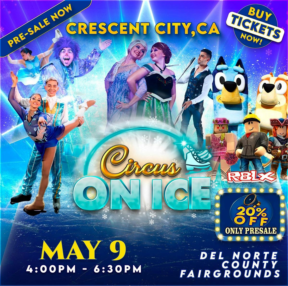 CRESCENT CITY, CA - CIRCUS ON ICE, 9 May | Event in Crescent City | AllEvents