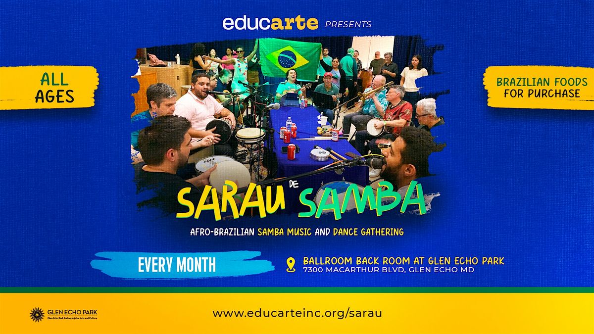 Sarau de Samba at Glen Echo Park - Brazilian Independence Day!, 7 September | Event in Bethesda | AllEvents