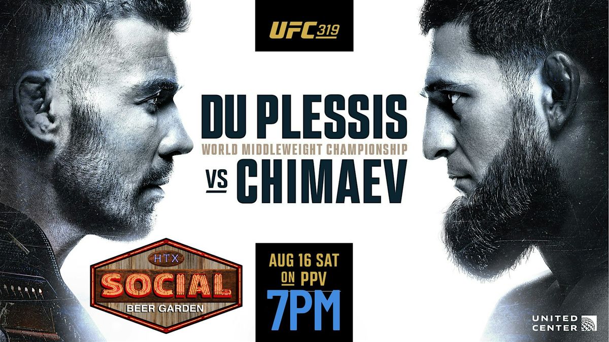 UFC 319: Du Plessis vs Chimaev, 16 August | Event in Houston | AllEvents