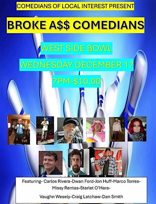 Broke A$$ Comedians, 17 December | Event in Youngstown | AllEvents