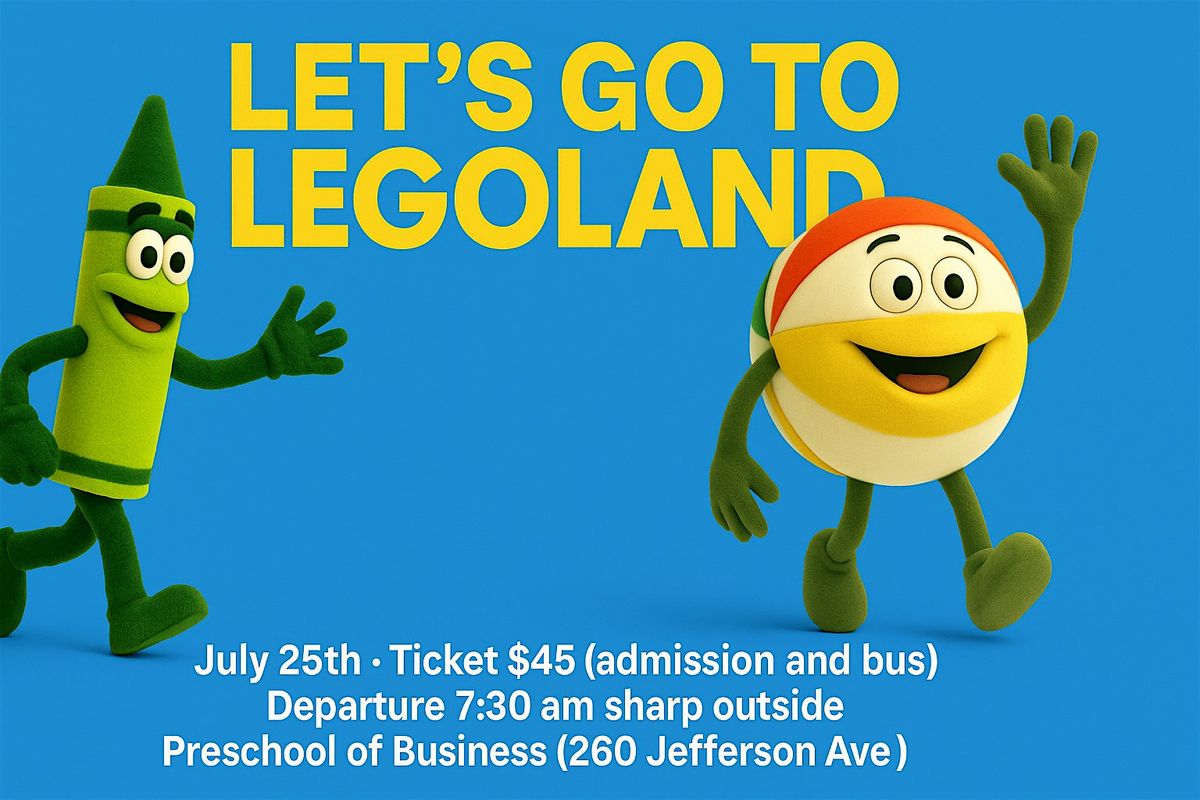 Legoland Trip, 19 August | Event in Goshen | AllEvents