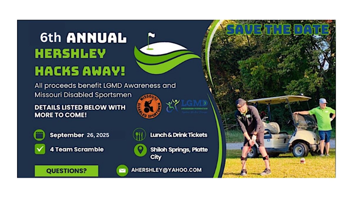 6th Annual Hershley Hacks Away Golf Tournament, 26 September | Event in Platte City | AllEvents