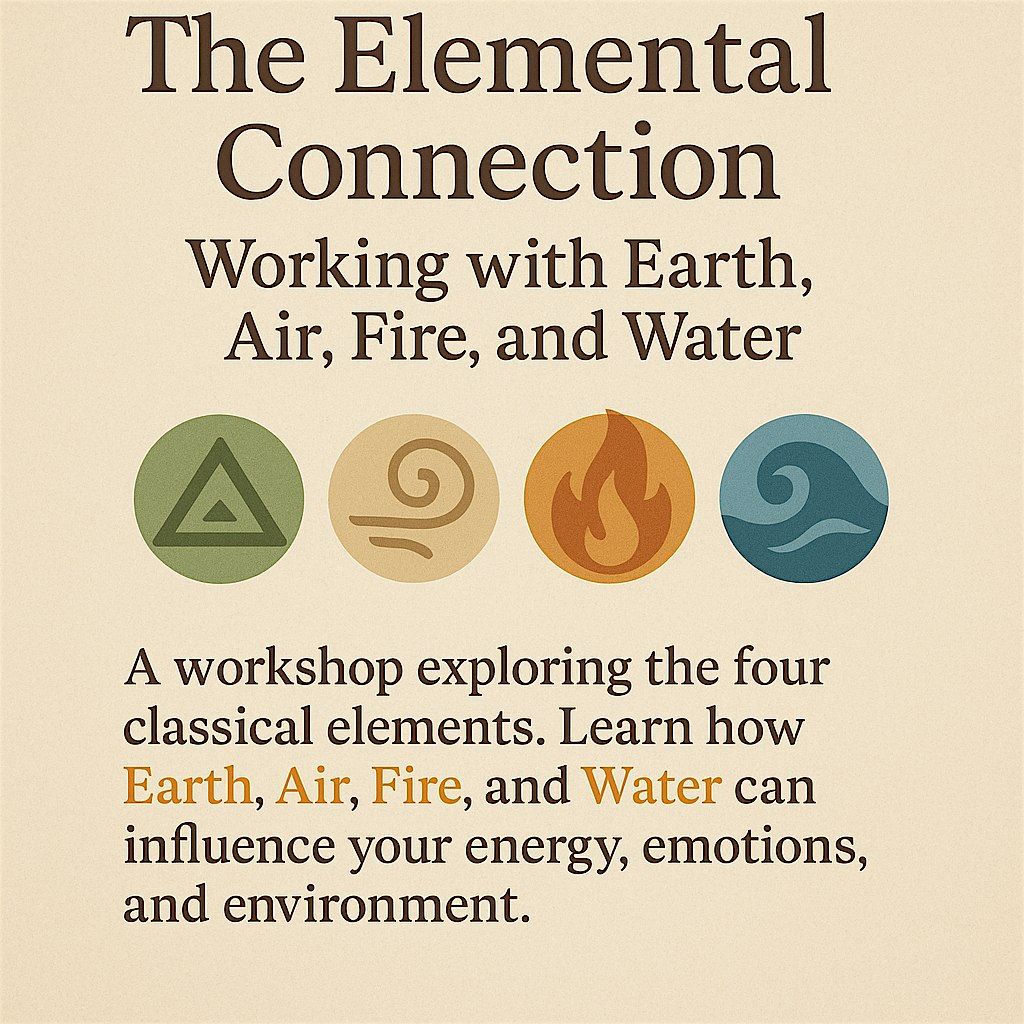 The Elemental Connection: Working with Earth, Air, Fire, and Water, 30 August | Event in Merrimac | AllEvents