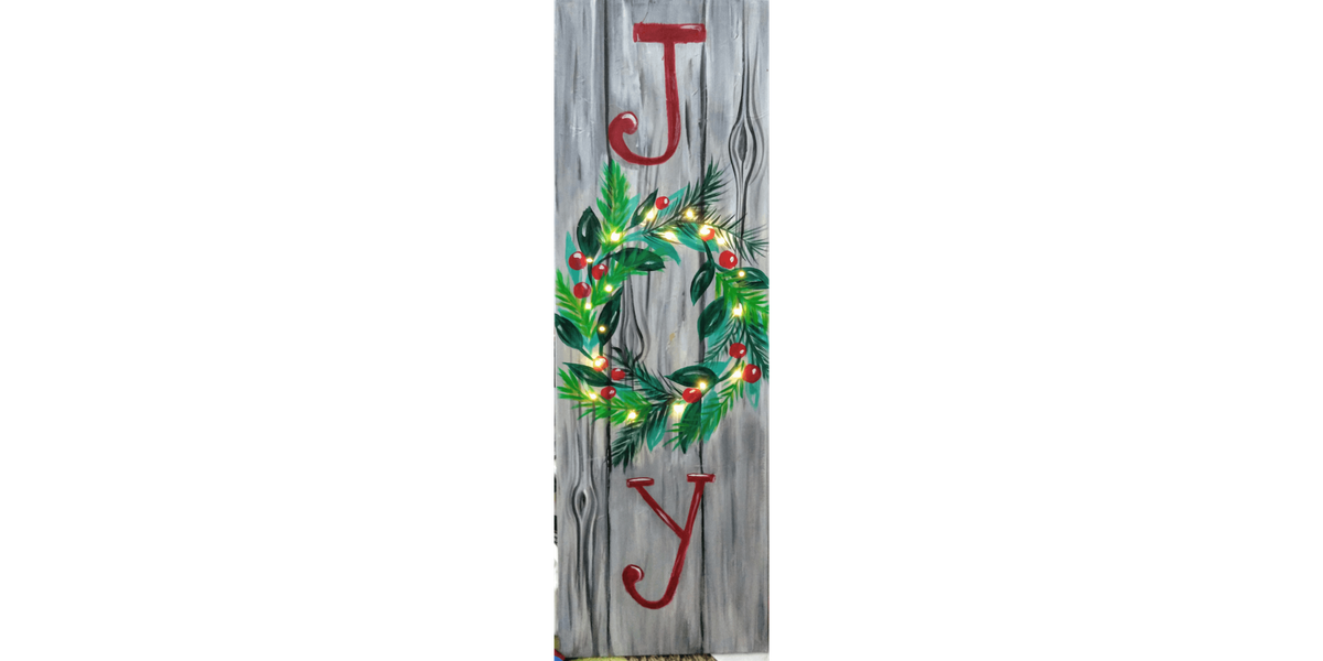 Joy Wreath - Paint and Sip in San Francisco | Classpop!™, 30 November | Event in Danville | AllEvents