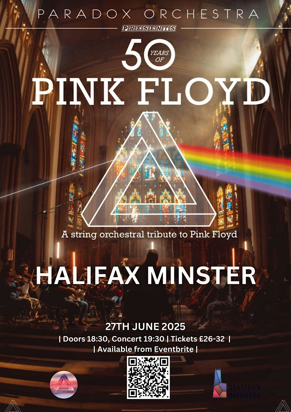 50 YEARS OF PINK FLOYD: Performed by Candlelight Strings, 27 June | Event in Halifax | AllEvents