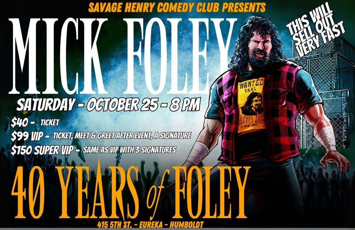 40 Years of Foley, 25 October | Event in Eureka | AllEvents