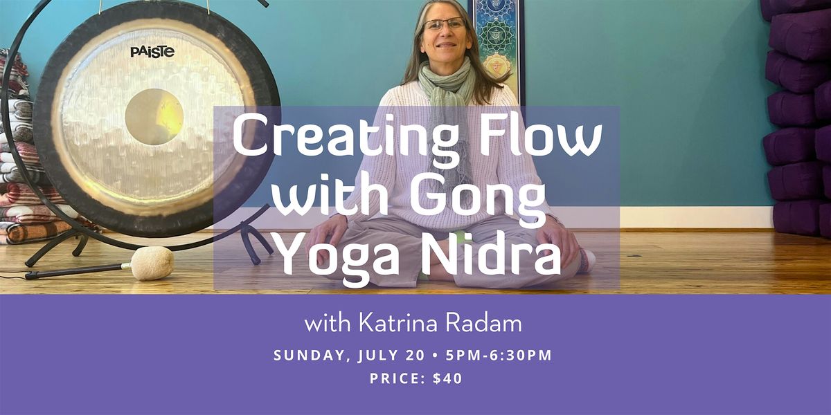 Creating Flow with Gong Yoga Nidra, 20 July | Event in Alexandria | AllEvents