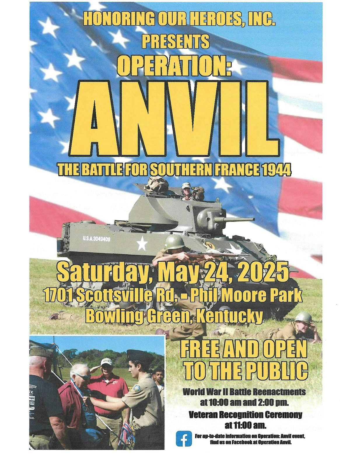 Honoring Our Veterans and telling their story, 24 May | Event in Bowling Green | AllEvents