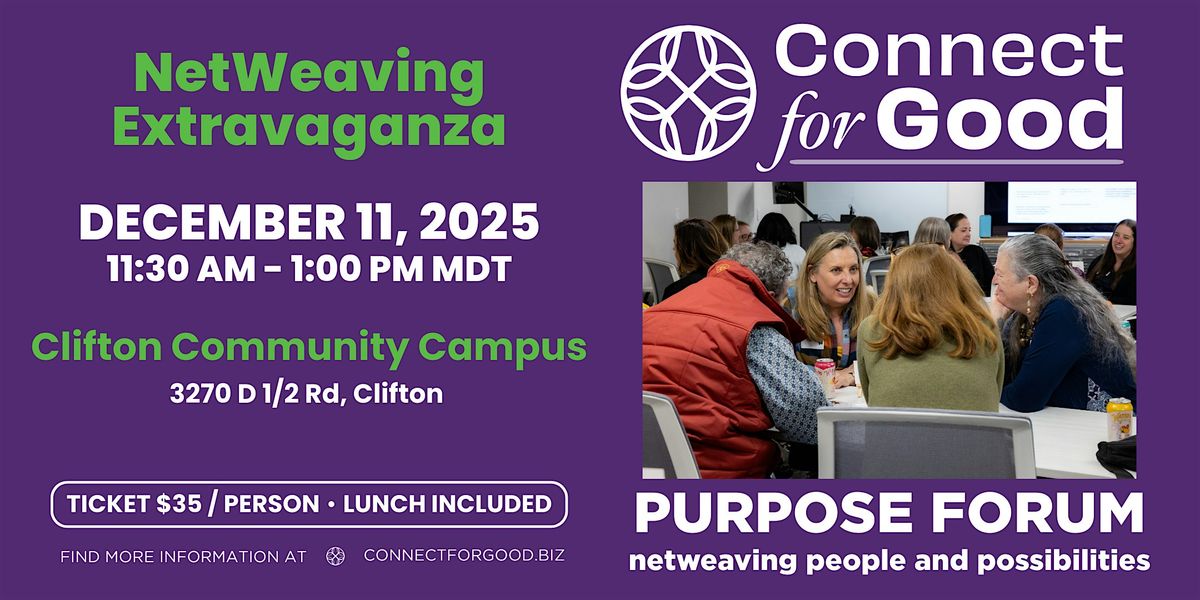 December 2025 Purpose Forum, 11 December | Event in Clifton | AllEvents