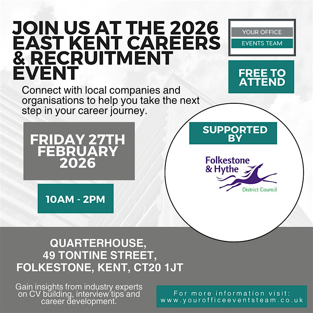 East Kent Careers & Recruitment Event 2026, 27 February | Event in Folkestone | AllEvents