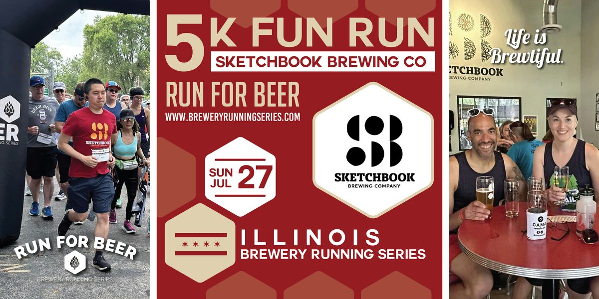 5k Beer Run x Sketchbook Brewing Co. | 2025 Illinois Brewery Running Series, 27 July | Event in Skokie | AllEvents