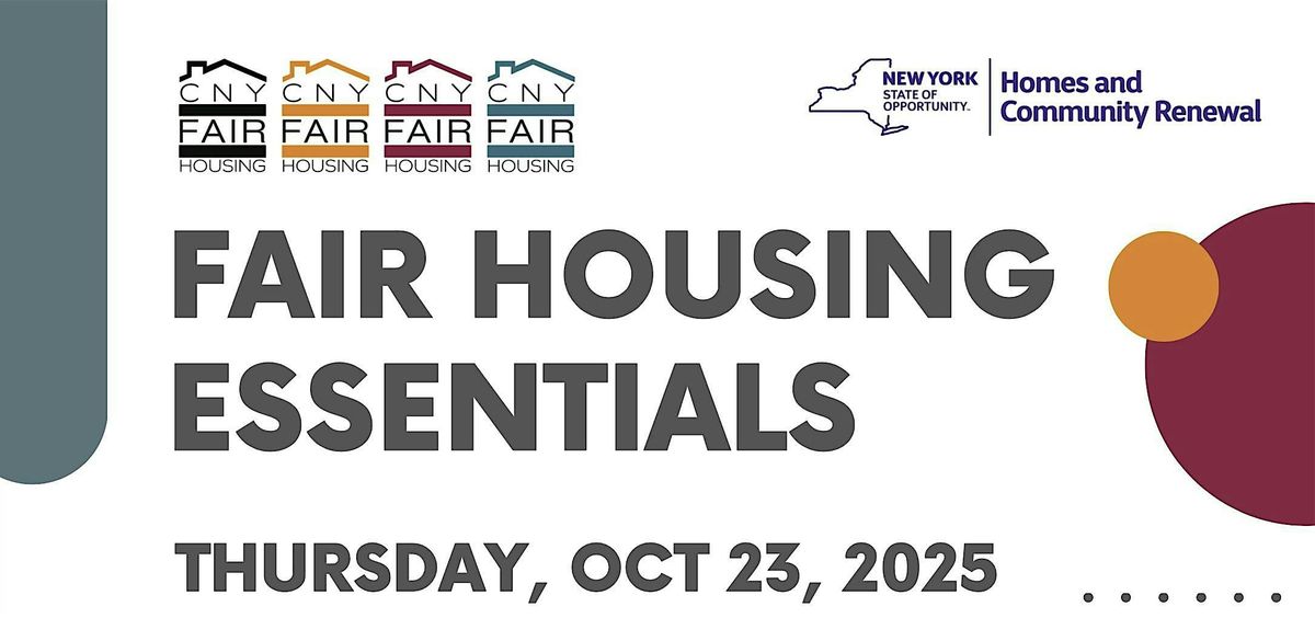 Fair Housing Training Evening Session - Massena, NY, 23 October | Event in Massena | AllEvents