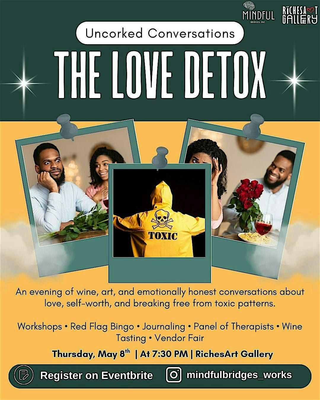 THE LOVE DETOX: UNCORKED CONVERSATIONS, 8 May | Event in Austin | AllEvents
