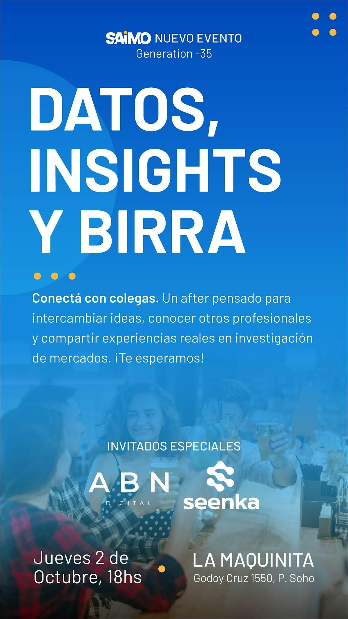 Datos, Insights y Birra, 2 October | Event in Buenos Aires | AllEvents