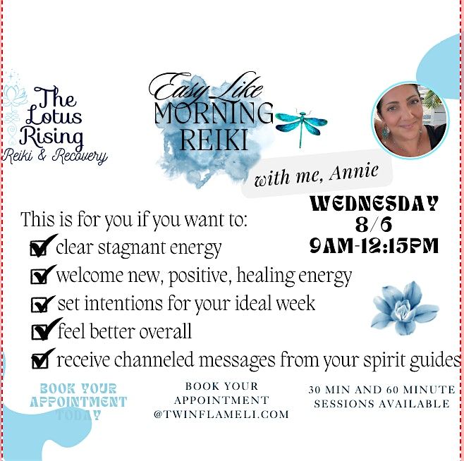 Morning Reiki, 6 August | Event in Bethpage | AllEvents