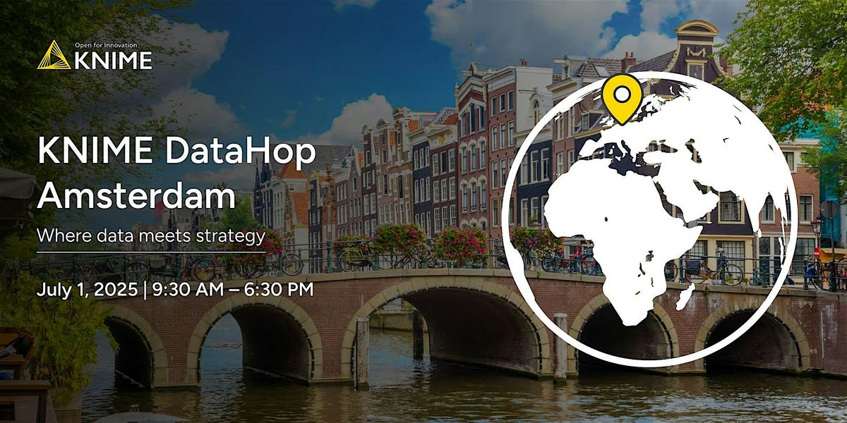 KNIME DataHop Amsterdam, 1 July | Event in Amsterdam | AllEvents