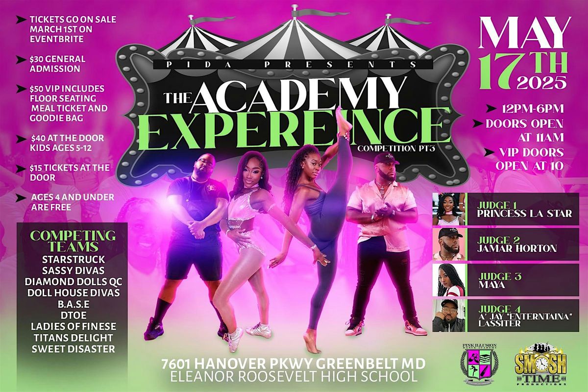 The Academy Experience Dance Competition PT3, 17 May | Event in Greenbelt | AllEvents