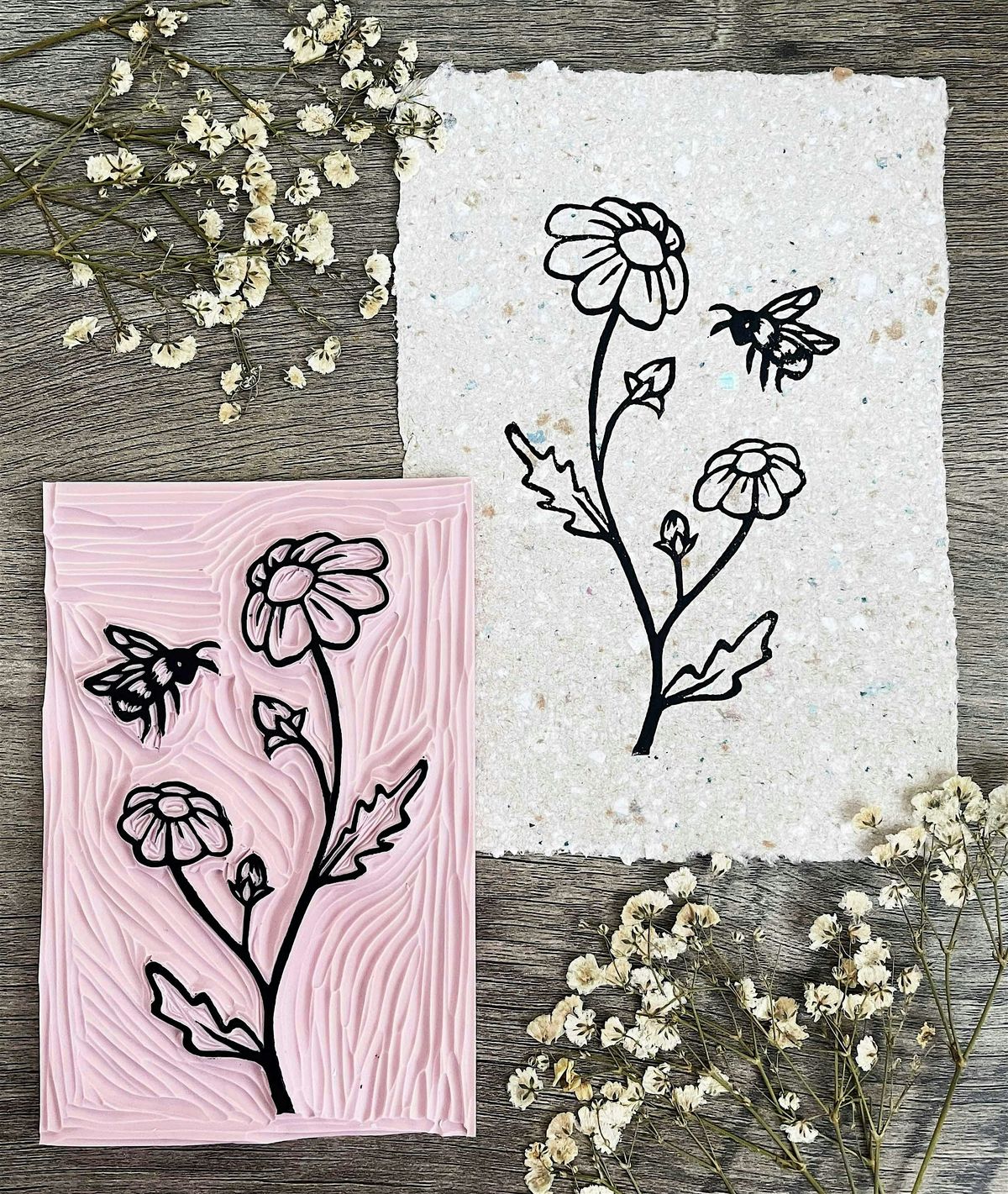 Introduction to Block Printing with Emily Tyman!   Saturday 5/10 10am-1pm, 10 May | Event in Fairport | AllEvents