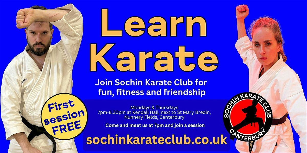 Learn Karate - Discovery Session | Event in Canterbury | AllEvents