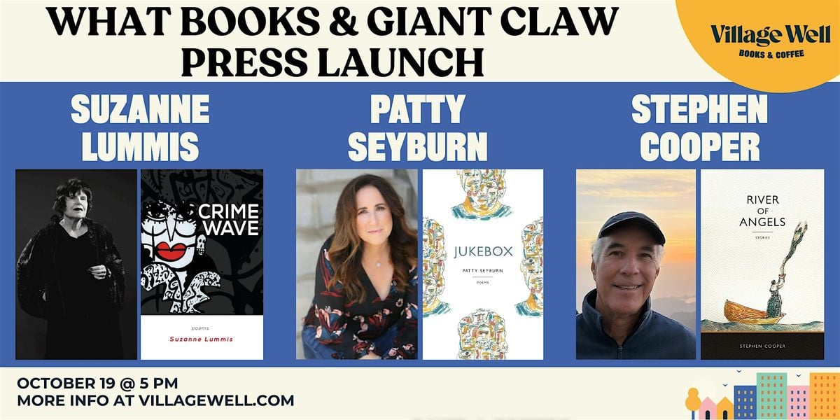 What Books Press & Giant Claw Press Launch, 19 October | Event in Culver City | AllEvents