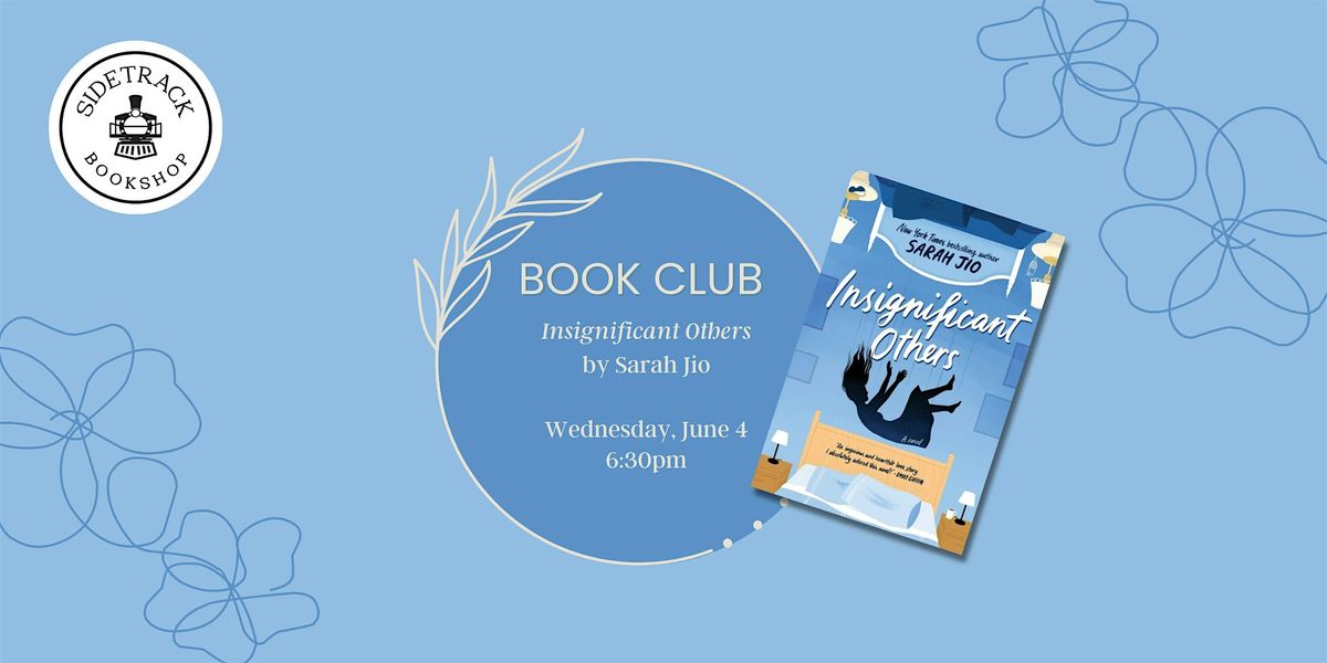 Sidetrack Book Club - Insignificant Others, 4 June | Event in Royal Oak | AllEvents