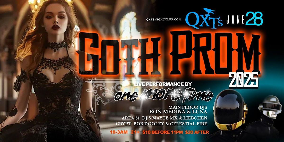 GOTH PROM @ Q's + performance by One More Time!, 28 June | Event in Newark | AllEvents
