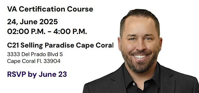 VA Certification Course, 24 June | Event in Cape Coral | AllEvents