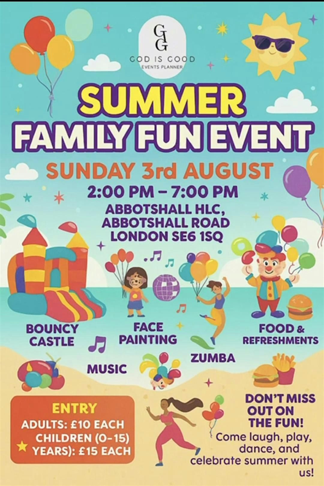 GIG SUMMER FAMILY FUN EVENT, 3 August | Event in London | AllEvents