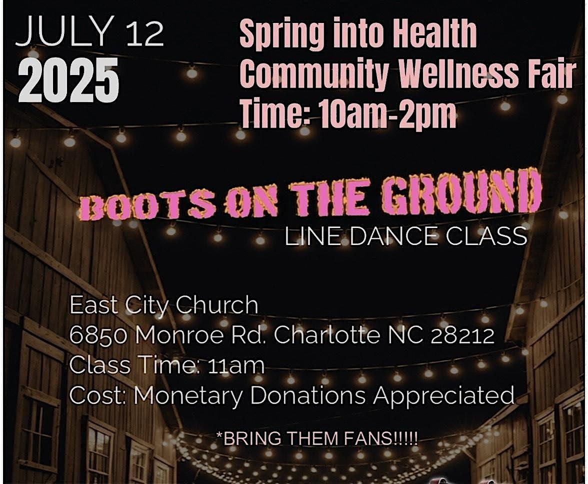 Boots on the Ground Line Dance Class, 12 July | Event in Charlotte | AllEvents